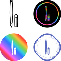 Poster - Fountain Pen Vector Icon