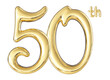© Chetra168 - 50th Anniversary Gold Number 3D