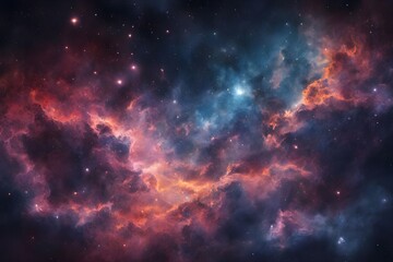 starry night sky, science background ,genarative ai