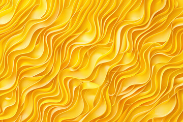 Wall Mural - The yellow background has a wavy texture that resembles a wave