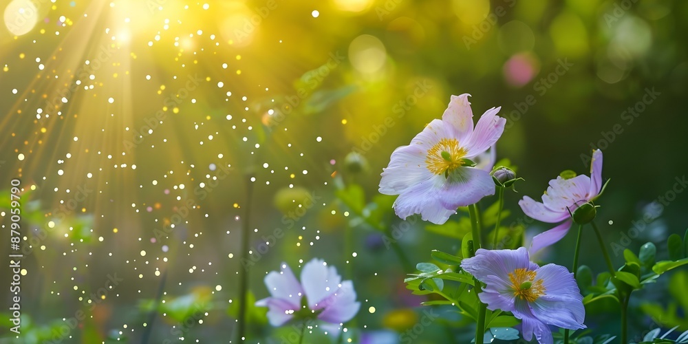 The Spread of Flower Pollen in the Air and its Allergic Effects ...
