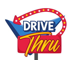 drive thru sign open 24 hours