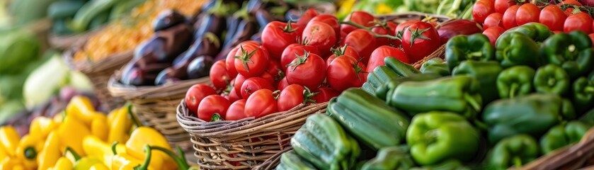 Sticker - Fresh Produce at a Farmers Market