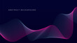 © StudioHaxe - Abstract glowing wave lines on dark blue background. Dynamic wave pattern. Modern flowing wavy lines. Futuristic technology concept. Suit for banner, poster, cover, brochure, flyer, website