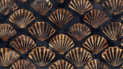 Shell pattern wallpaper