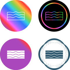 Sticker - Sea Water Vector Icon