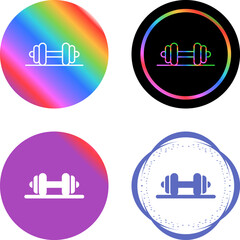 Poster - Dumbbell Vector Icon