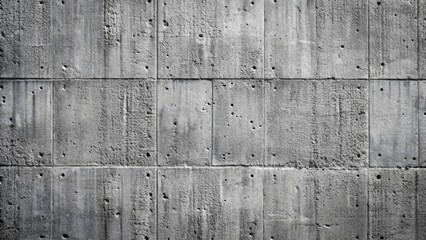 Wall Mural - Gray concrete wall with rough texture.