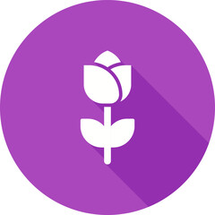 Sticker - Flower Vector Icon