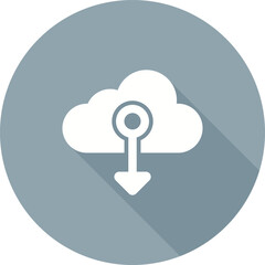 Wall Mural - Cloud Native Vector Icon