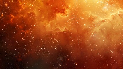 orange galaxy background