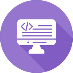 Sticker - Programming Language Vector Icon