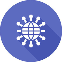 Canvas Print - Network Topology Vector Icon