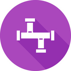 Sticker - Conduit Pipe Vector Icon