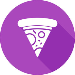 Sticker - Pizza Vector Icon