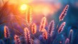 © BINTANG - Soft focus of grass flowers with sunset light, peaceful and relax natural beauty