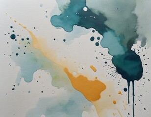 Canvas Print - watercolor texture, colored