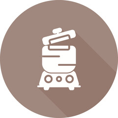 Sticker - Steamer Vector Icon