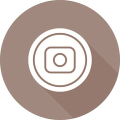 Canvas Print - Record Button Vector Icon