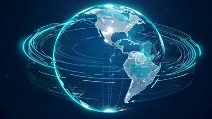 Poster - A captivating artwork showcasing the intricate dance of 5G signals encircling the planet, reminiscent of a celestial ballet.