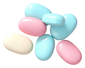 Canvas Print - PNG  Candy candy pill confectionery.