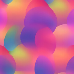 Fototapete - Contrasting Warm to Cool Gradient: A smooth transition from warm to cool tones, highlighting the contrast between vibrant colors.
