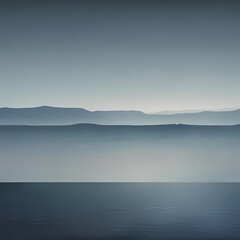 Fototapete - Ocean Depths Gradient: A stunning gradient from dark navy blue to light aqua blue, reminiscent of ocean depths.