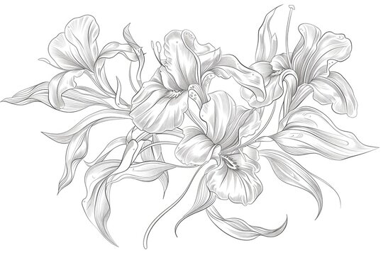 Floral Mandala intricate patterns flowers leaves
