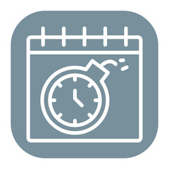 Wall Mural - Deadlines icon vector image. Can be used for Action Plan.