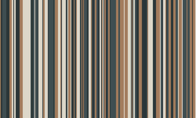 Wall Mural - Pattern of vertical stripes, colorful thin and thick lines. Irregular stripe background, vector seamless texture. Abstract striped geometric design in bright colors.