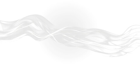 white smoke swirl isolated