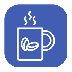 Poster - Coffee icon vector image. Can be used for Business Meeting.