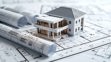 house plans and blueprint, house on blueprint, Architectural design, house under construction