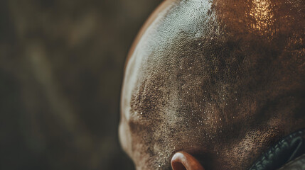 Wall Mural - scalp micropigmentation