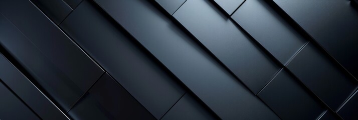 Poster - Abstract Black and Gray Diagonal Pattern