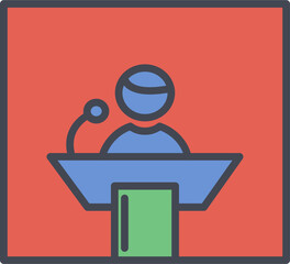 Candidate Banner Vector Icon