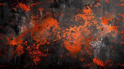 Wall Mural - abstract vibrant red and black spattered texture, perfect for bold artistic backgrounds and contempo