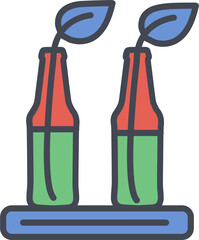 Wall Mural - Bottle Vector Icon