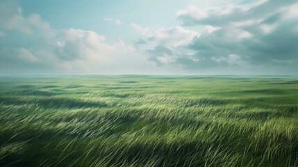 Wall Mural - Majestic plains stretching into the distant horizon image