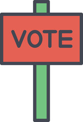 Wall Mural - Vote Vector Icon