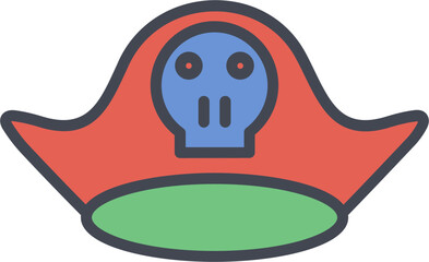 Sticker - Pirate Hat I Vector Icon