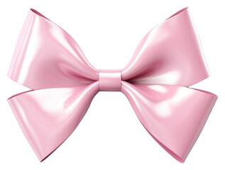 Sticker - PNG Pink bow white background celebration.