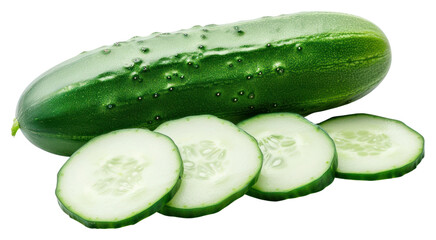 Sticker - PNG Vegetable cucumber plant food.