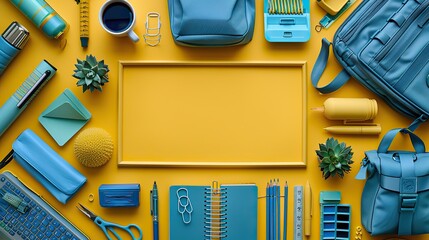 Poster - back to school supplies