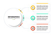 © kuliperko - Infographic template. Circle with title connected to 3 banners