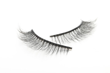 Wall Mural - PNG, false eyelashes, isolated on white background