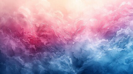 Poster - This watercolor wallpaper features soft colors and an ethereal spotlight glow.