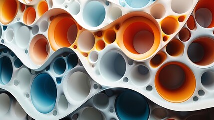 Poster - Wallpaper with bold colors and textured patterns in high contrast - medium shot aesthetic