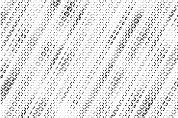 Fototapete - Triangle Shapes Vector Abstract Geometric Technology Oscillation Wave Isolated on Light Background. Halftone Triangular Retro Simple Pattern. Minimal 80s Style Dynamic Tech Wallpaper