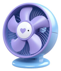 Wall Mural - PNG Fan white background technology appliance.